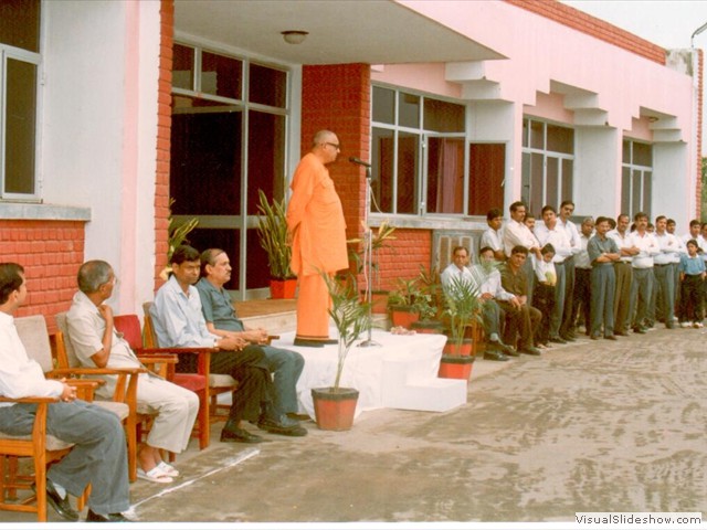 Inugratation nof unit no. 1 and 2 by Swami gokhulanand ji