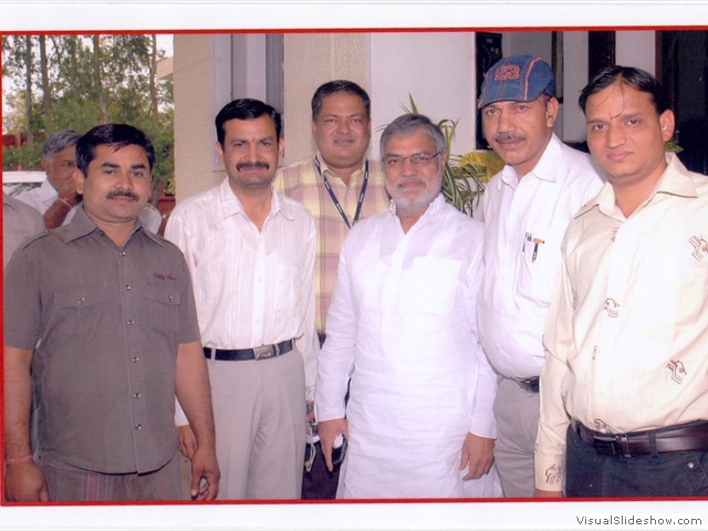 Visit of Cental Minister CP Joshi